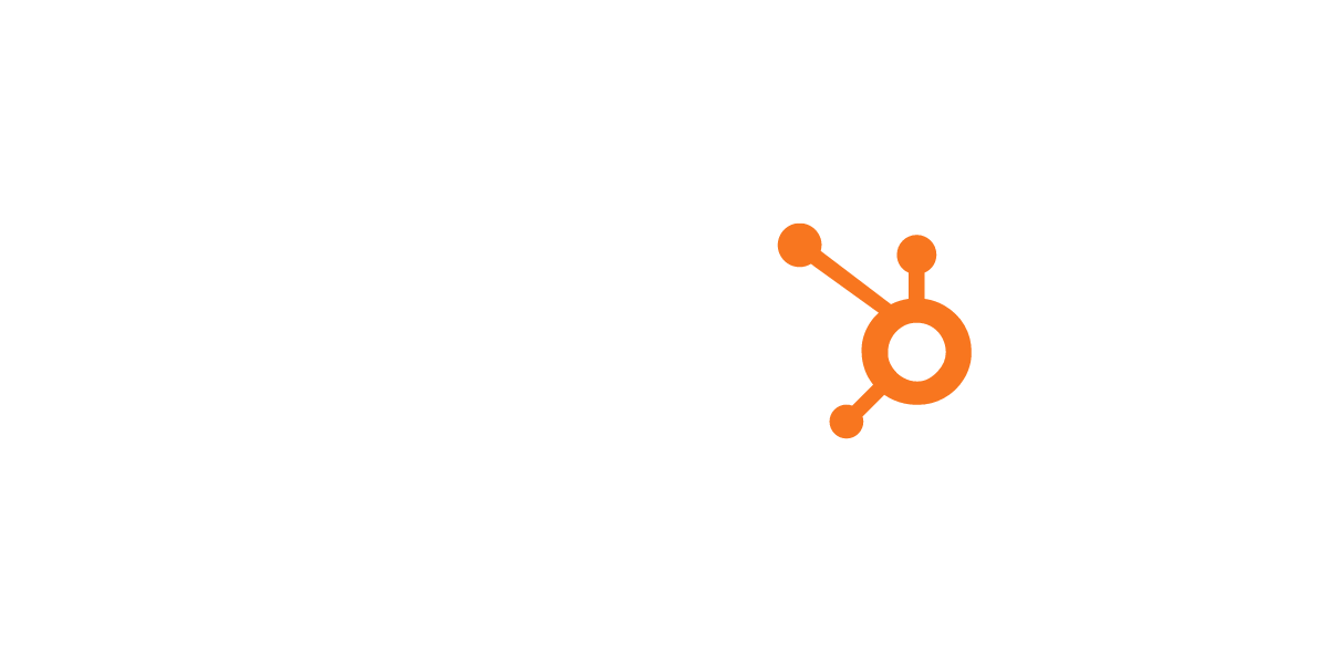 HubSpot White Logo 1200 x 600